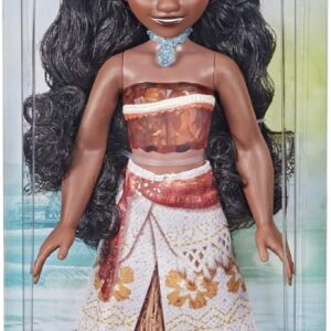 Disney Princess Royal Shimmer Moana Doll, Fashion Doll with Skirt and Accessories, Toy for Kids Ages 3 and Up, Multicolor
