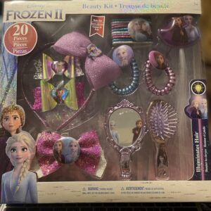 Disney Frozen 2 Hair Accessories Kit for Girls | Gift Set Includes Mirror, Hair Clips, Headbands & More |Gifts for Ages 3 & above by Townley Girl